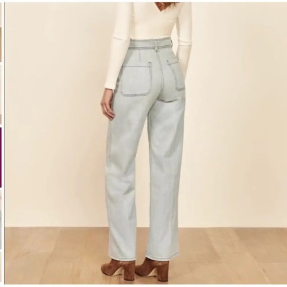 Reformation Olive Wide Leg High Rise Jean - Picture 2 of 16